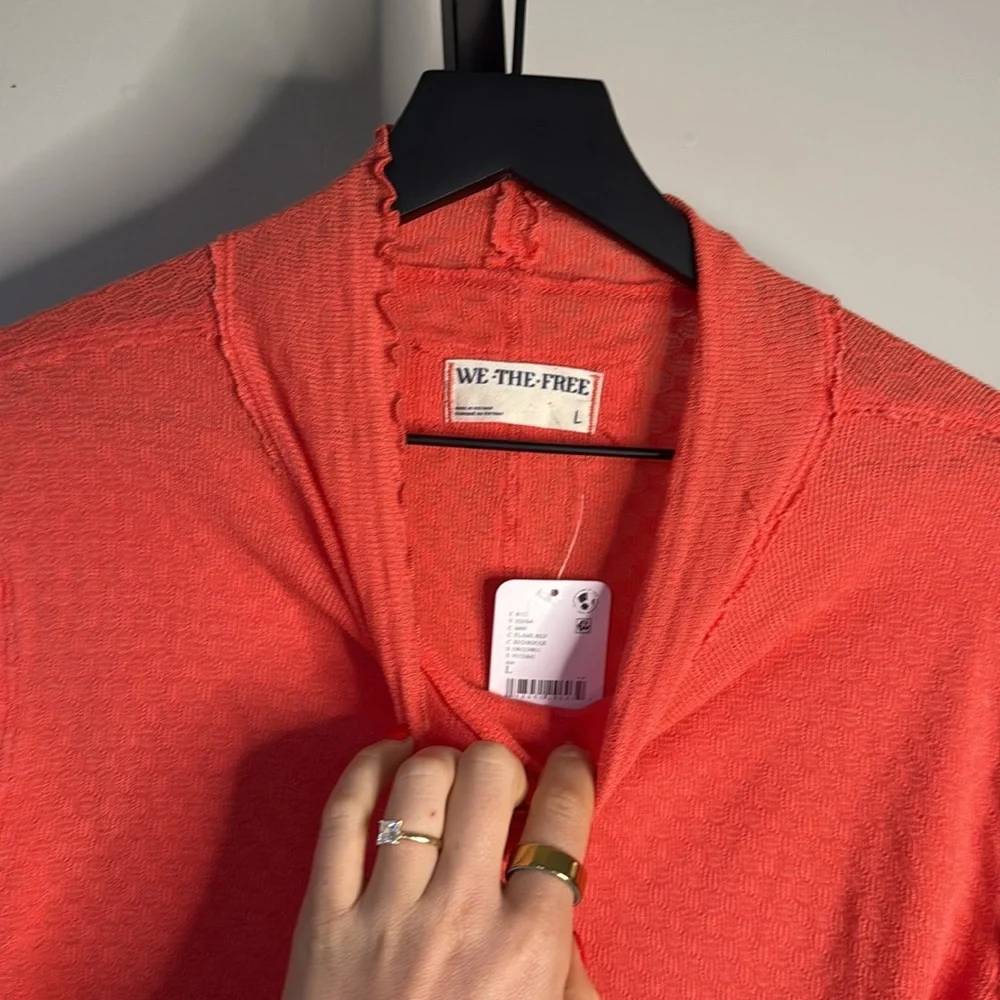 We The Free red knit long sleeve
